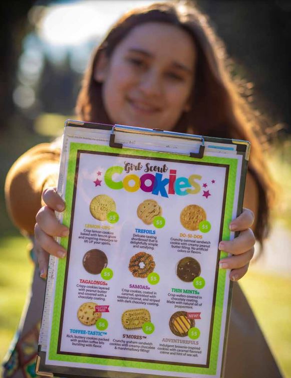 Girl Scout Troop, Girl Scout Cookie List